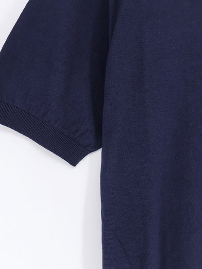 Cotton and silk blend polo shirt thumbnail