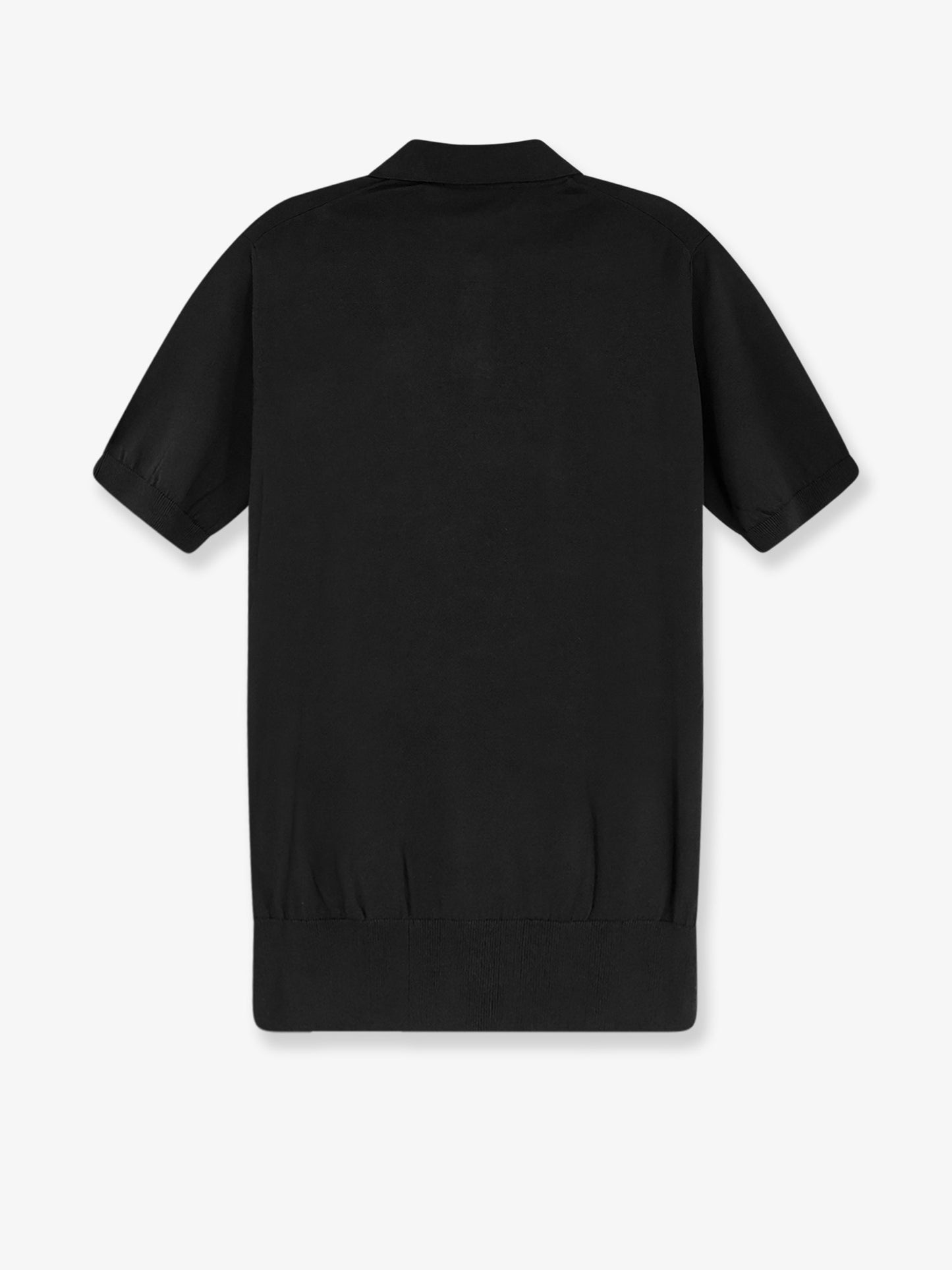 Cotton and silk blend polo