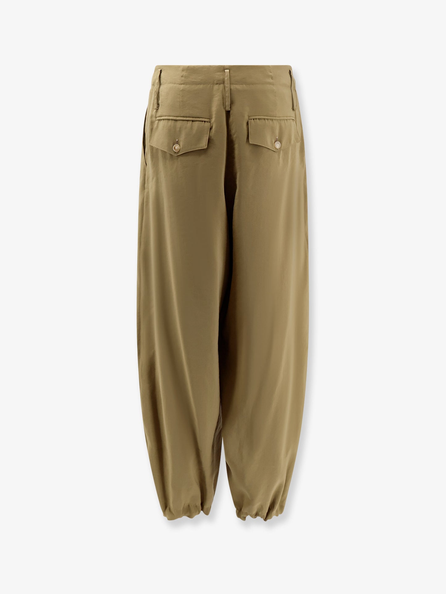 Modal trousers with drawstring detail