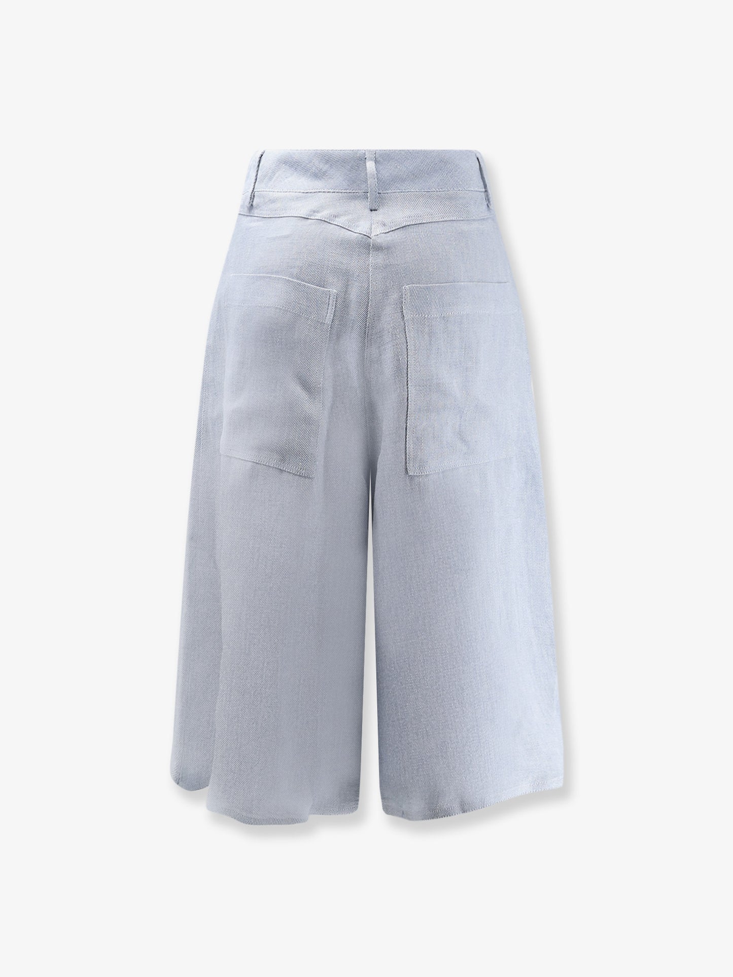 Délavé linen bermuda shorts