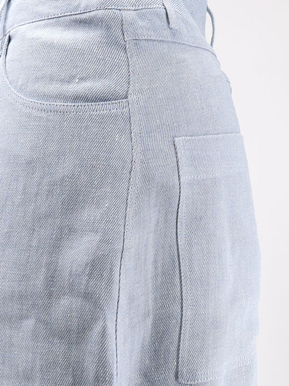 Délavé linen bermuda shorts thumbnail