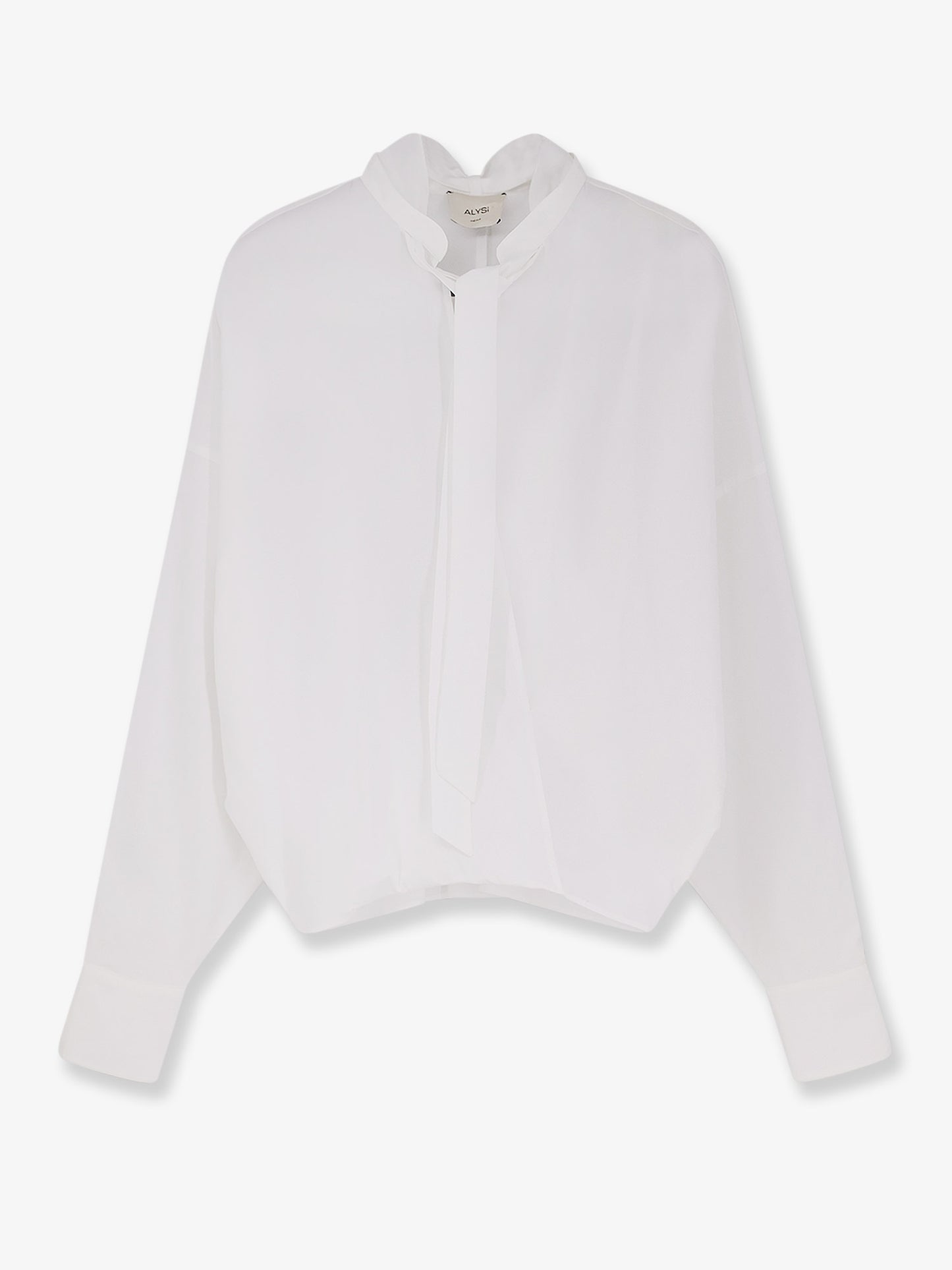 Cotton shirt with bow