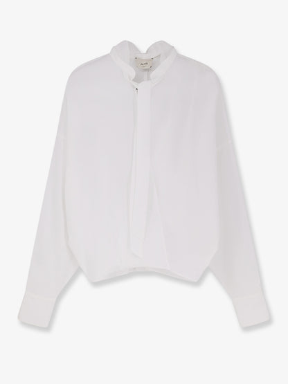 Cotton shirt with bow thumbnail