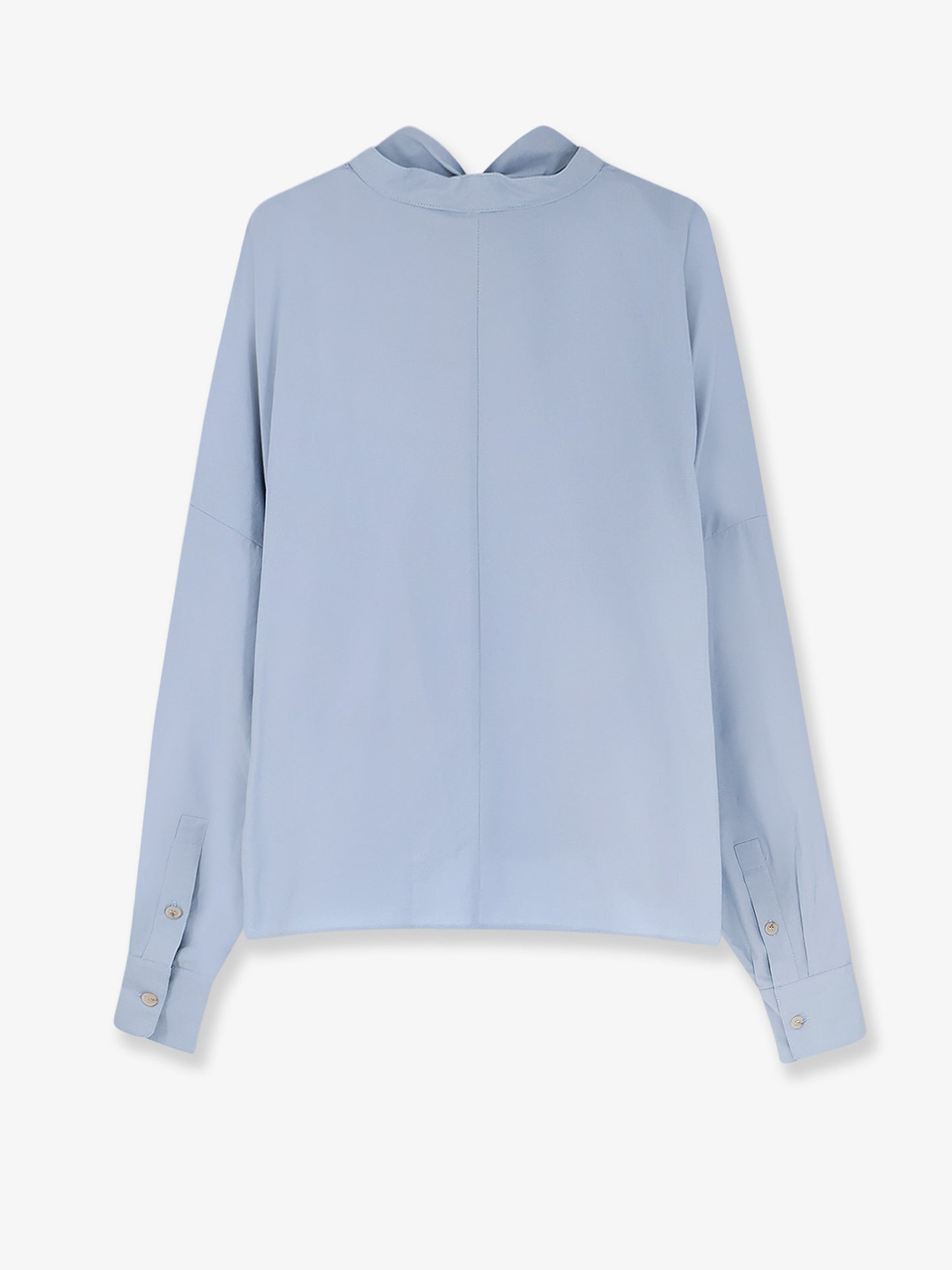 Camicia in cotone con fiocco