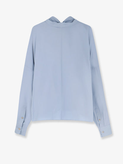 Camicia in cotone con fiocco thumbnail
