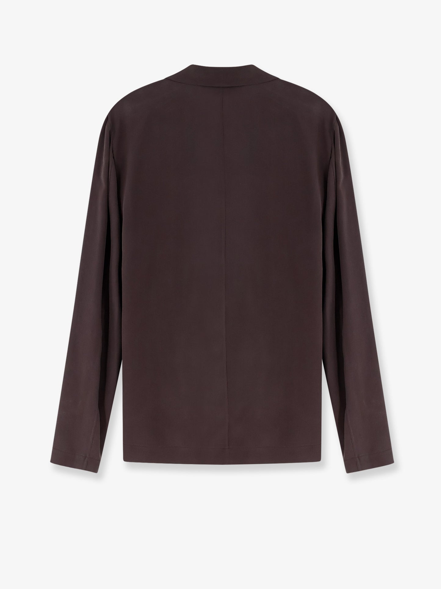 Loose silk blazer