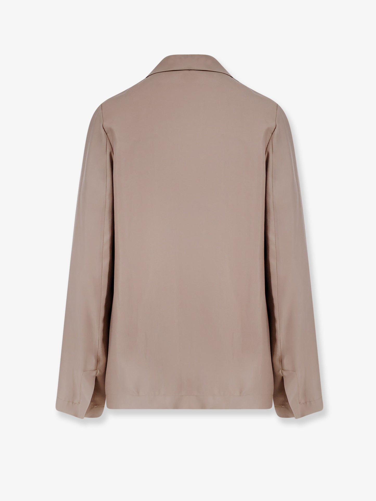 Double-breasted silk blazer