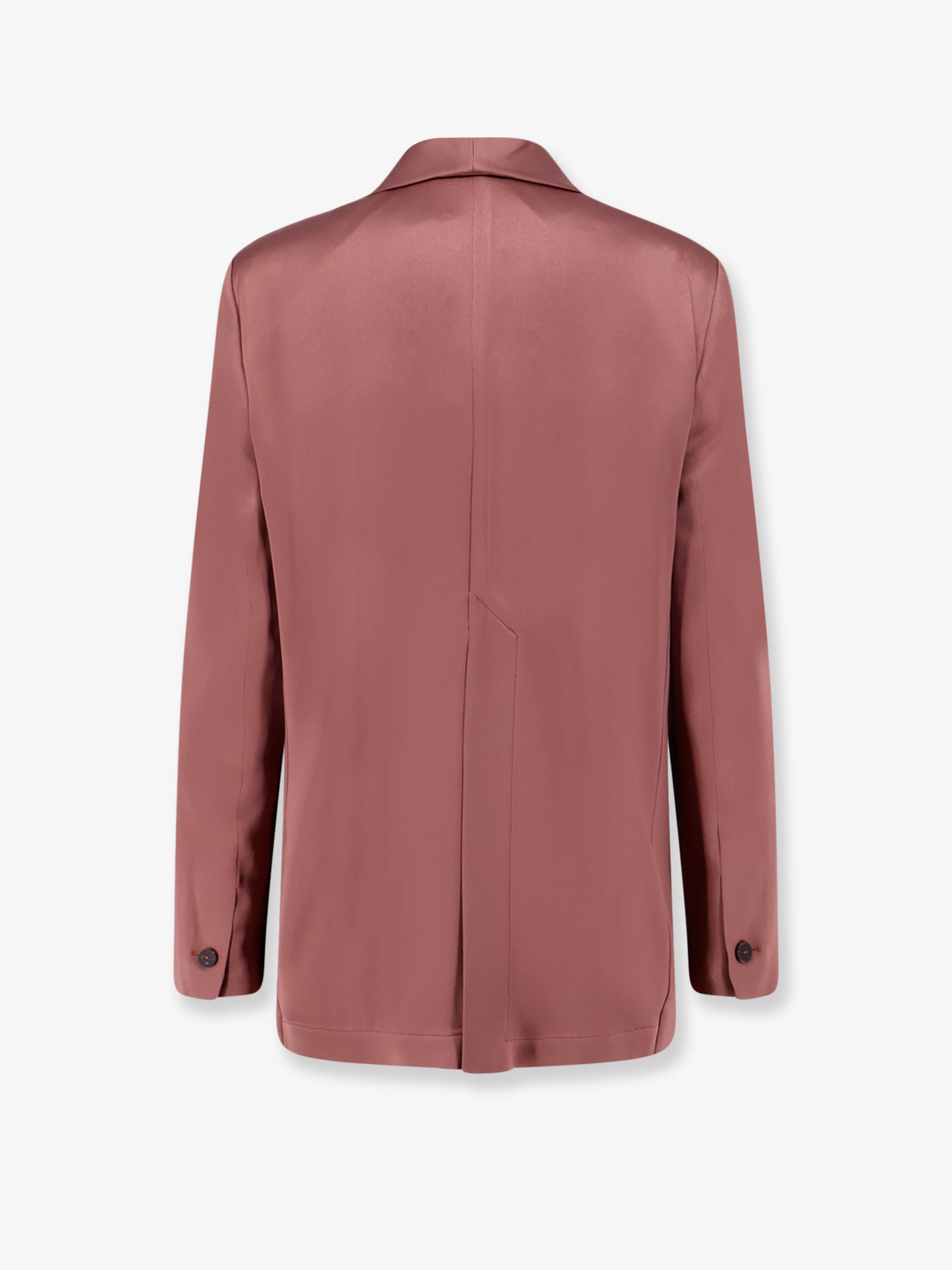 Single-breasted satin blazer