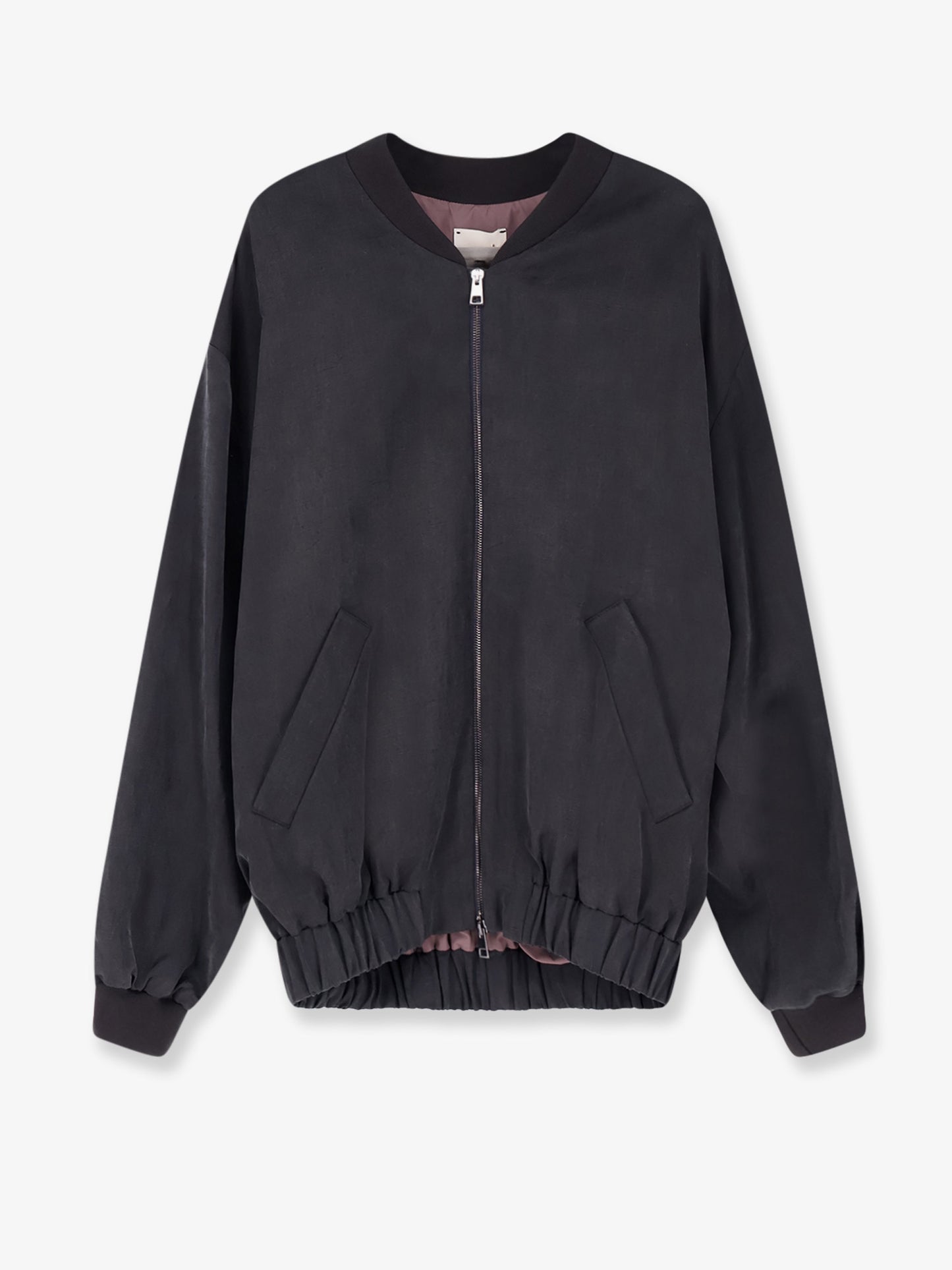 Lyocell and linen bomber