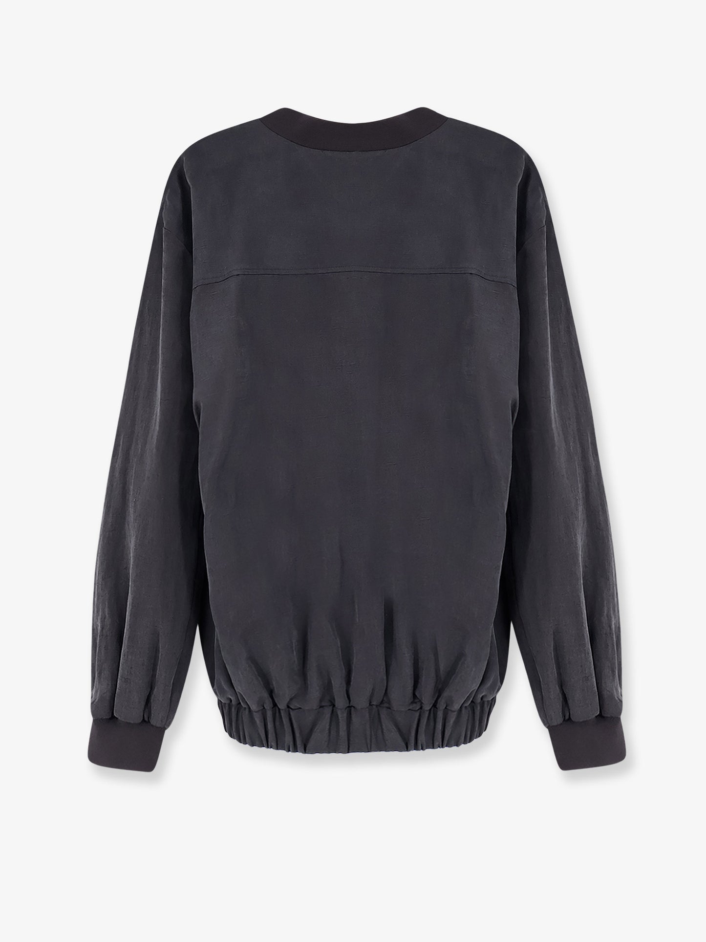 Lyocell and linen bomber