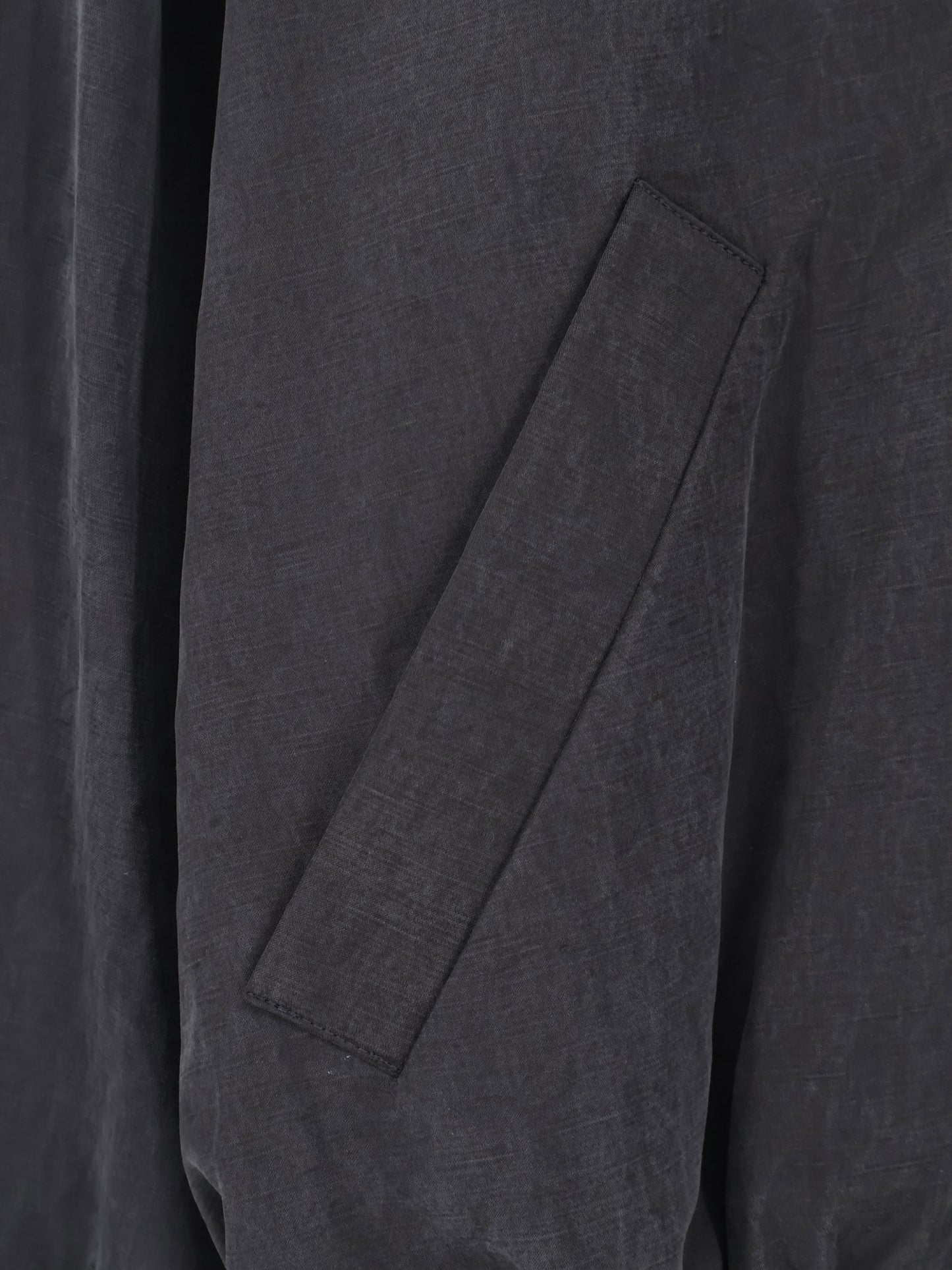Lyocell and linen bomber