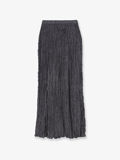 Wrinkled viscose skirt thumbnail