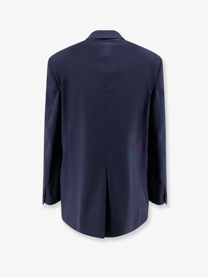 Virgin wool blend blazer thumbnail