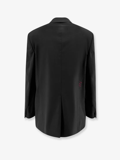 Virgin wool blend blazer thumbnail