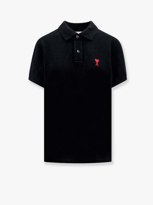 Cotton polo shirt with iconic embroidery