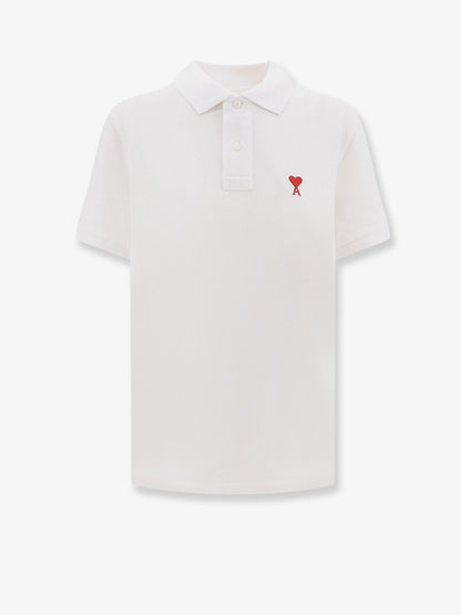Cotton polo shirt with iconic embroidery thumbnail