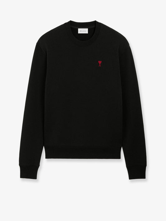 Cotton sweatshirt with iconic embroidery
