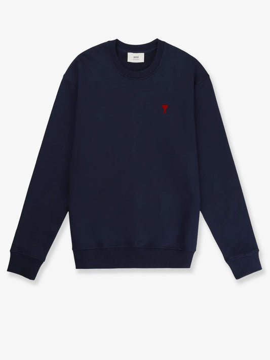Cotton sweatshirt with iconic embroidery