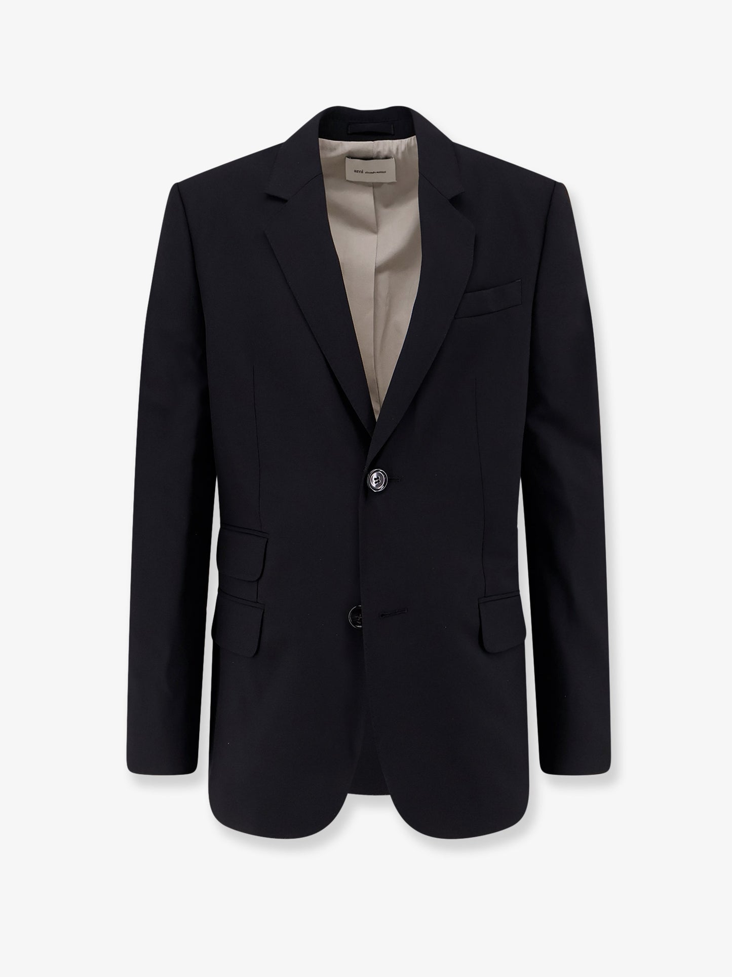 Single-breasted virgin wool blazer