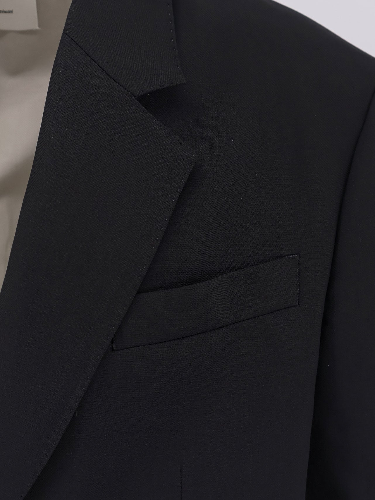 Single-breasted virgin wool blazer