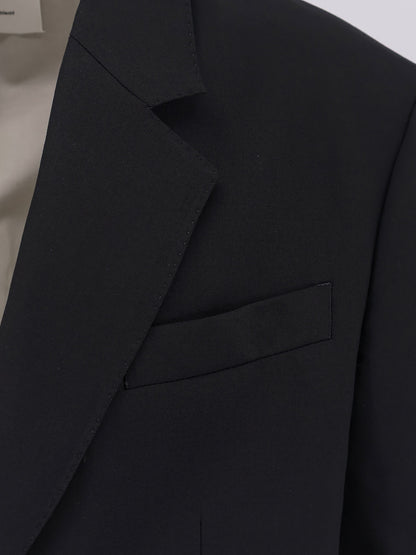 Single-breasted virgin wool blazer thumbnail