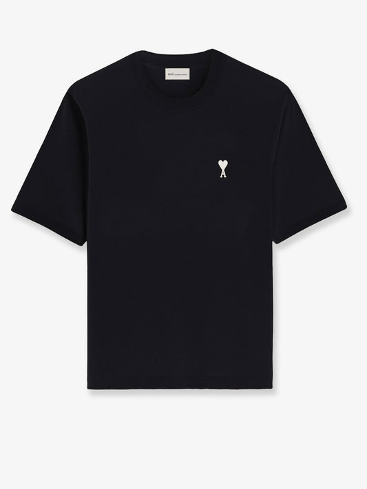 Cotton t-shirt with contrasting embroidery