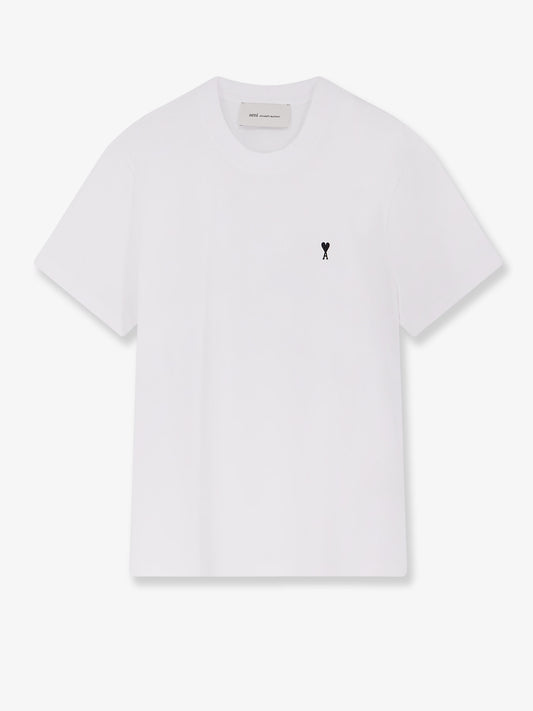 Cotton t-shirt with contrasting embroidery