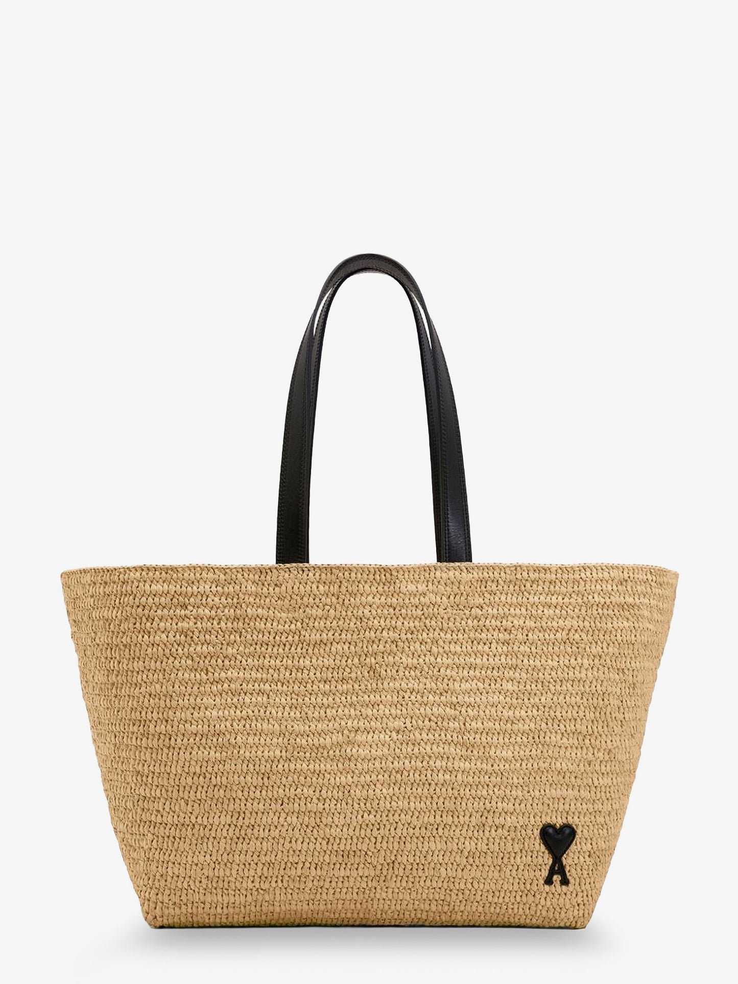Ami de coeur raffia shoulder bag