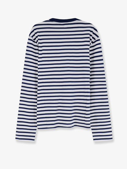Cotton T-shirt with striped pattern thumbnail
