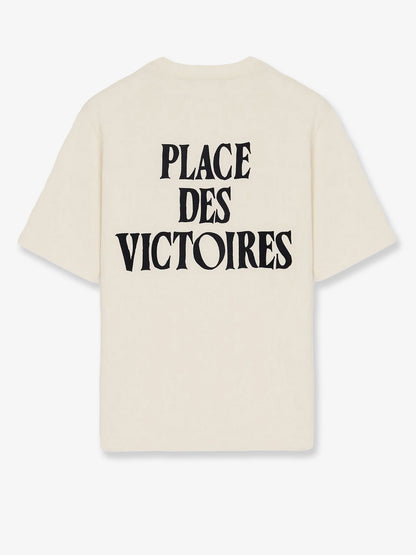 Cotton t-shirt with print on the back thumbnail