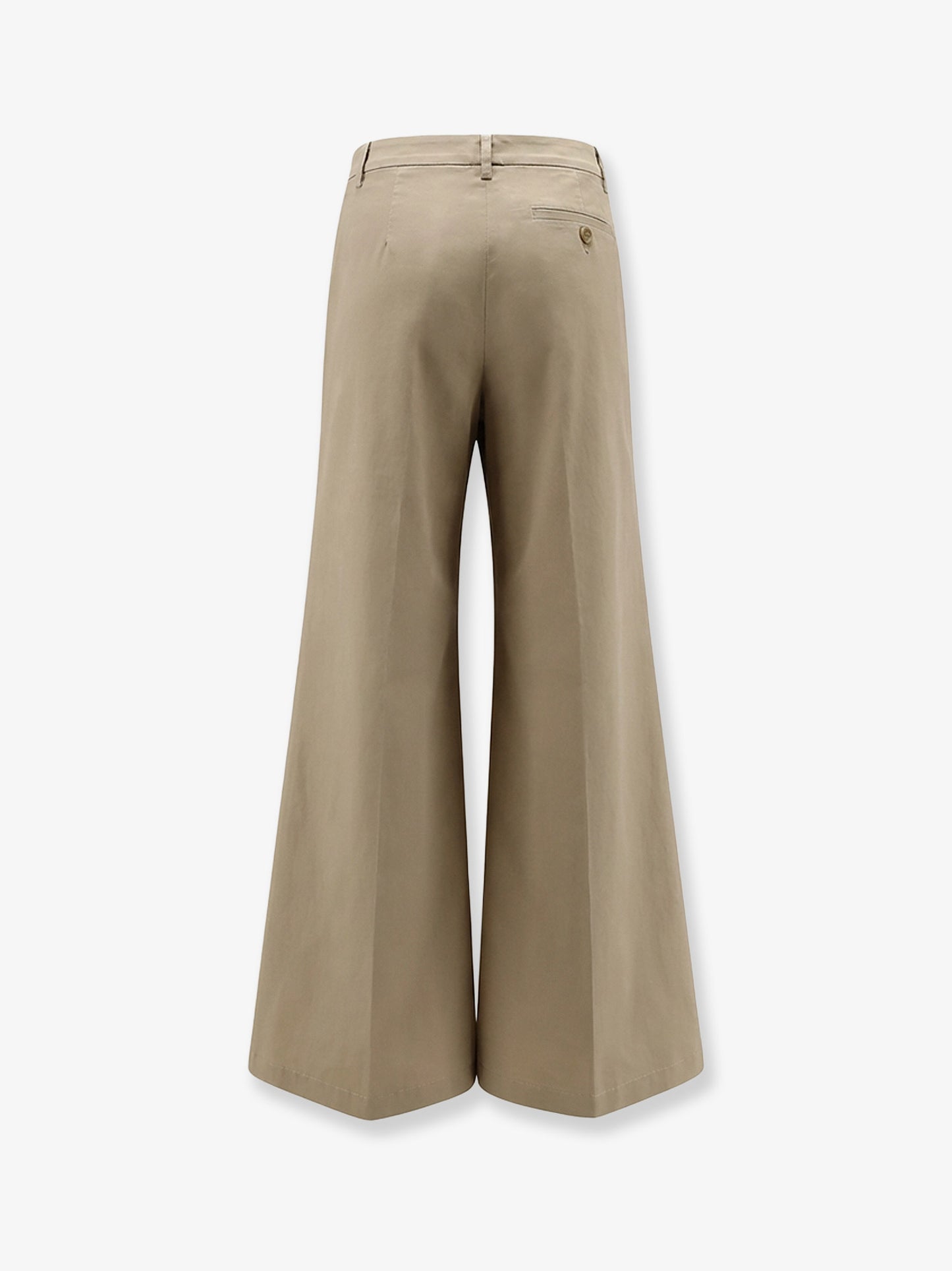 Stretch cotton trousers