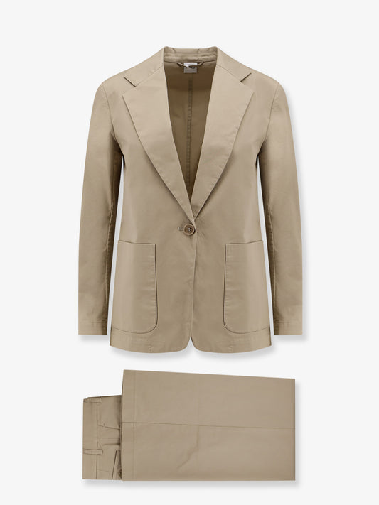 Stretch cotton suit