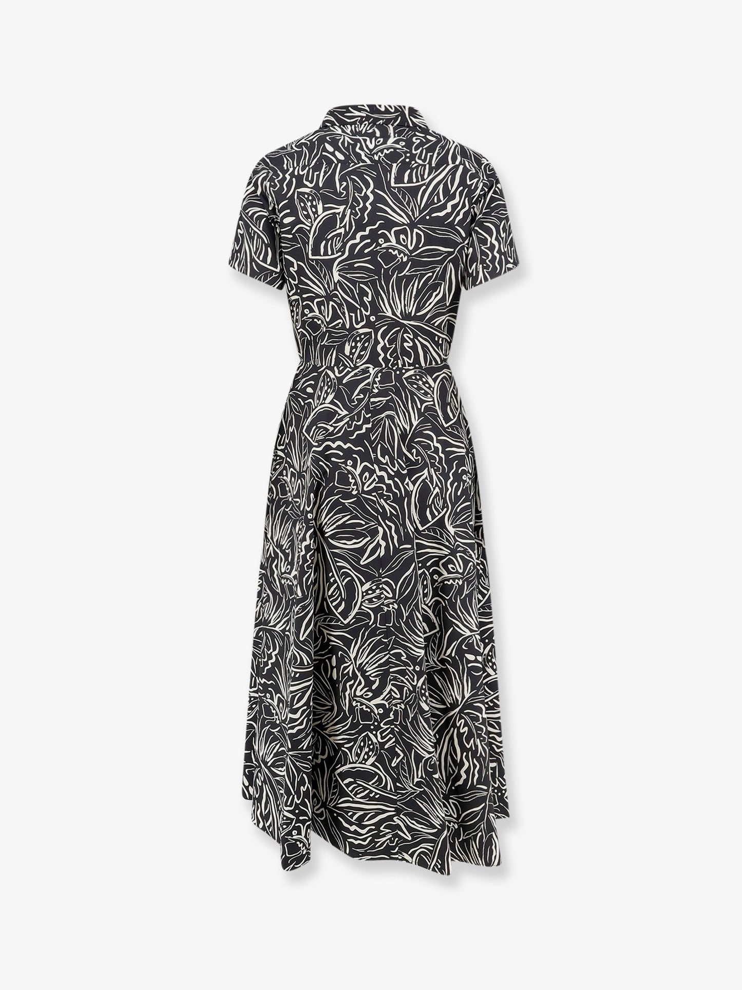 Printed cotton chemisier dress