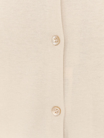 Cardigan in misto cotone, seta e lino thumbnail