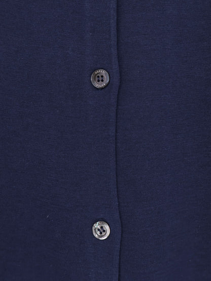 Cotton, silk and linen blend cardigan thumbnail