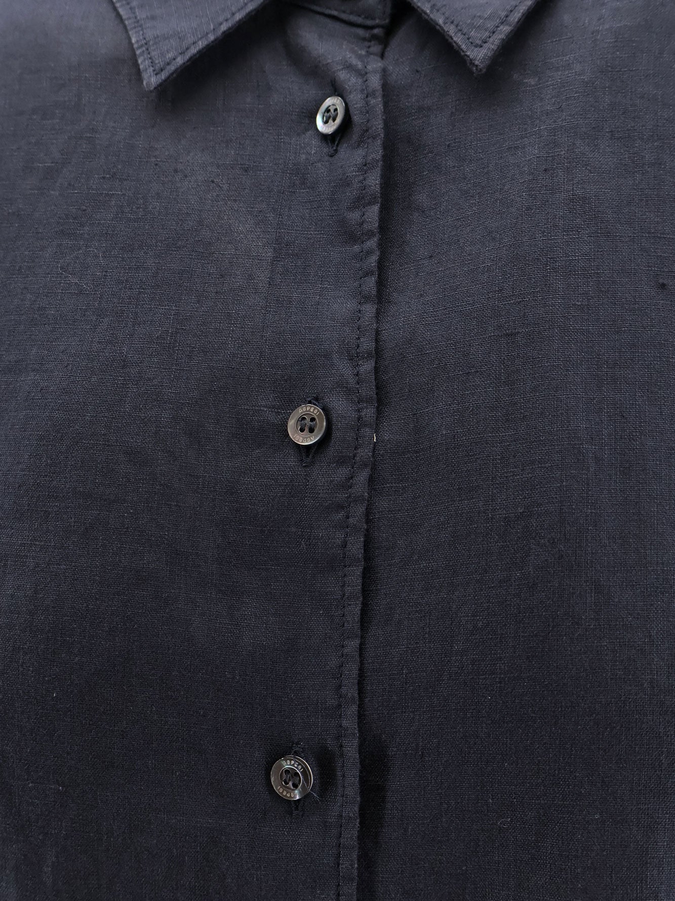 "Vissuto" linen shirt