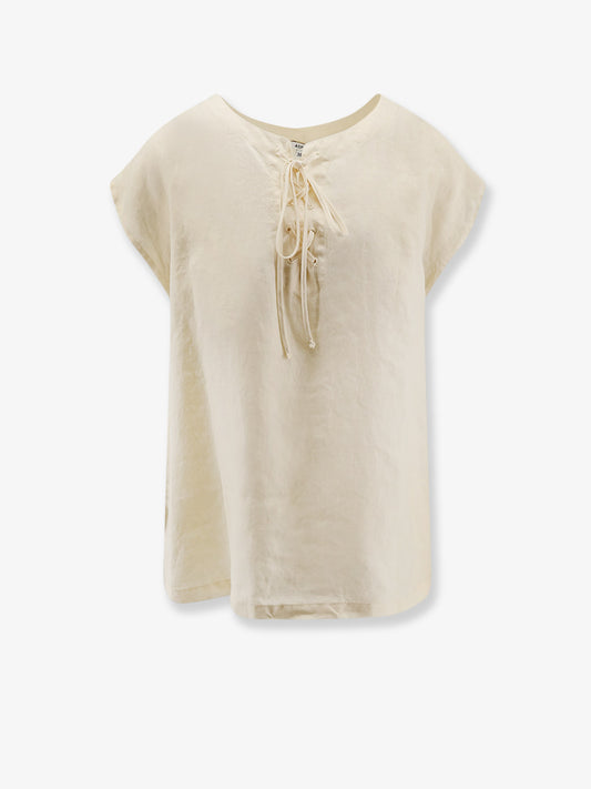 "Vissuto" linen shirt