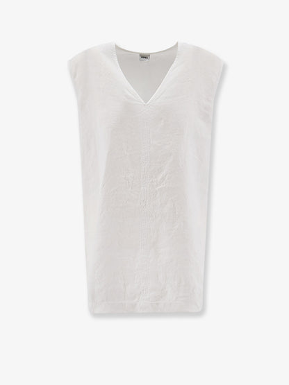 "Vissuto" oversize linen top thumbnail