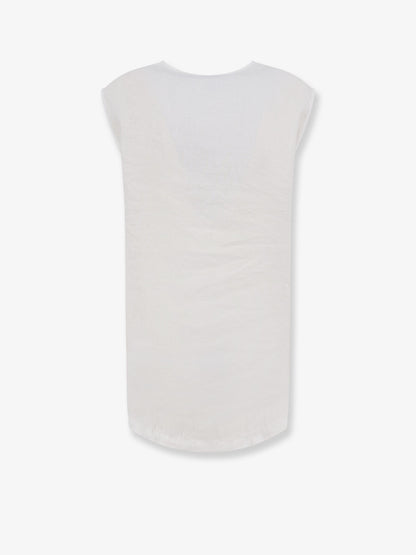 "Vissuto" oversize linen top thumbnail