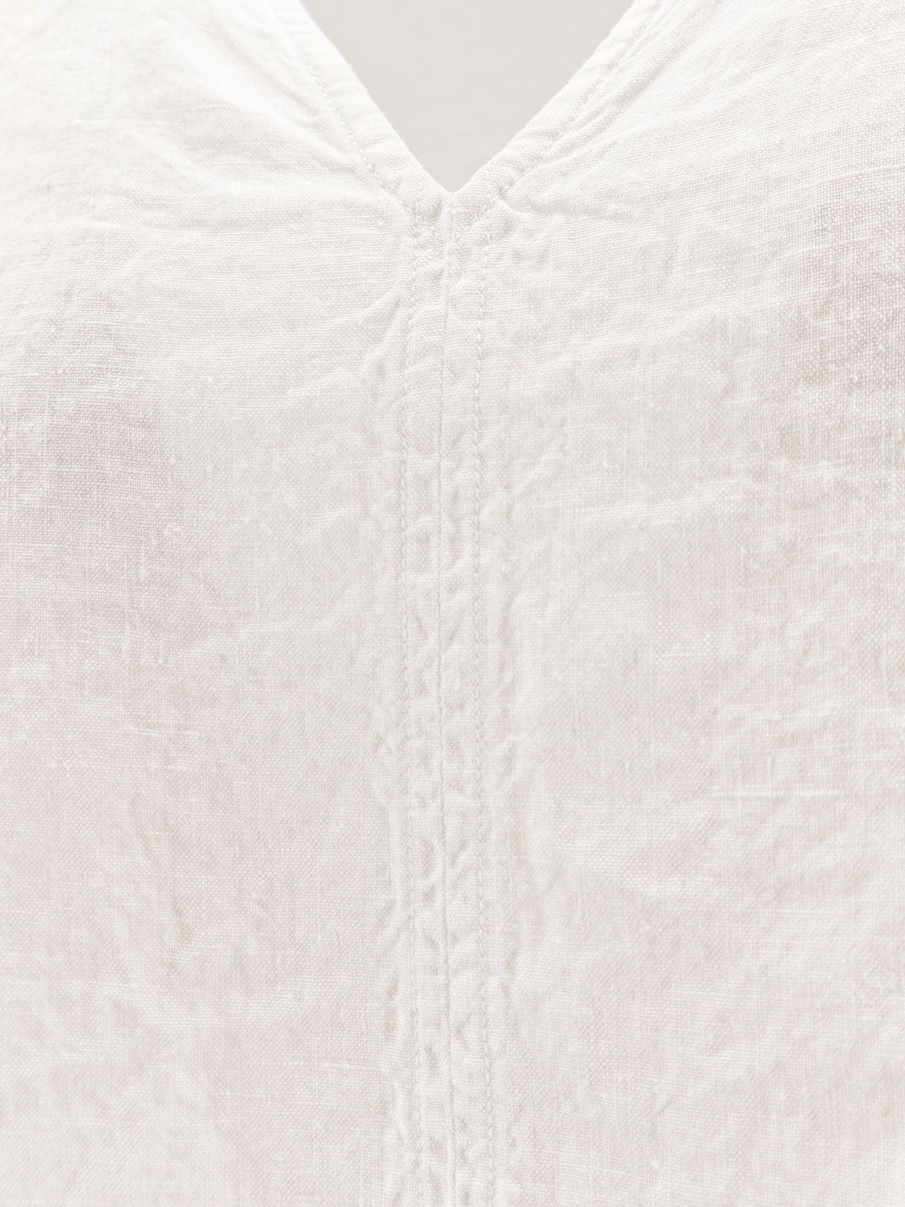 "Vissuto" oversize linen top