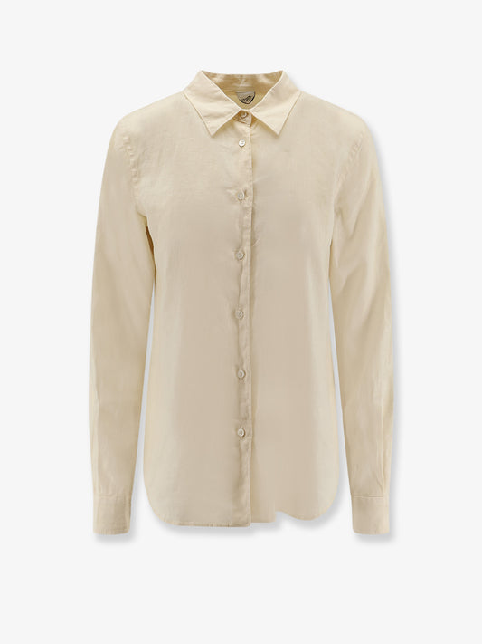 "Vissuto" linen shirt