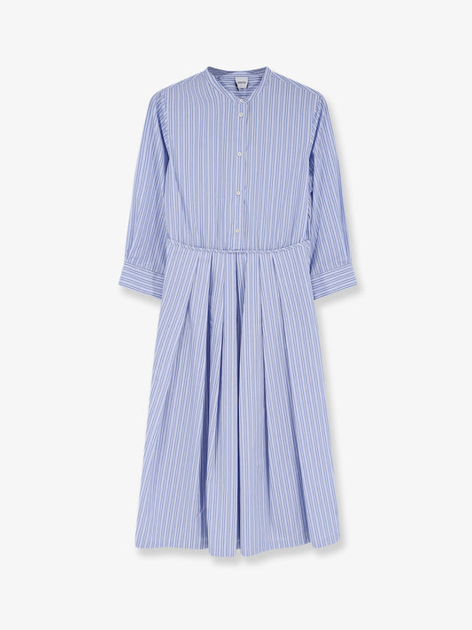 Striped cotton dress