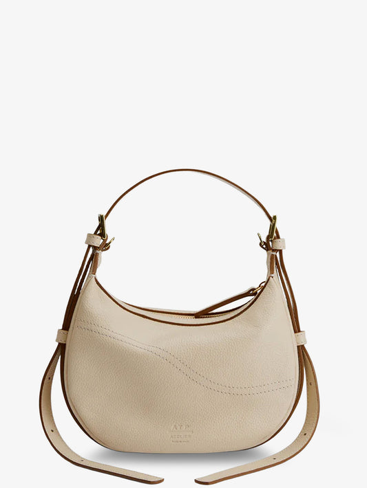 Silea Mandorla leather crossbody bag