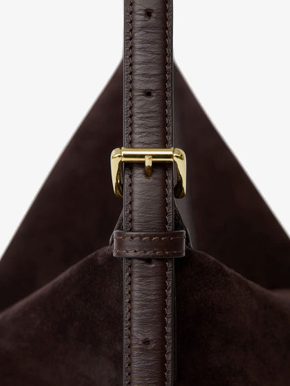 Castellare suede shoulder bag thumbnail