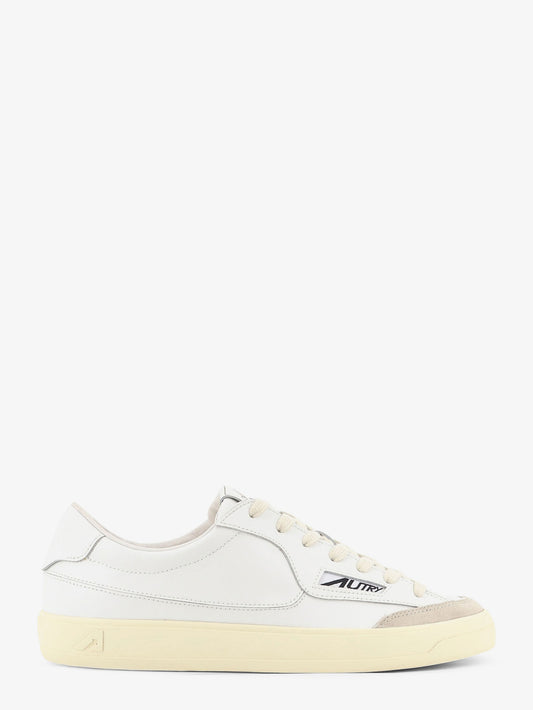 Windscape leather sneakers with suede insert