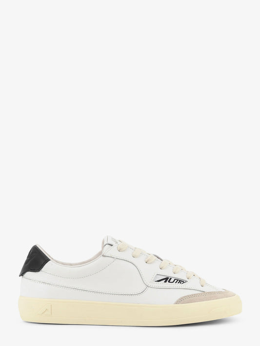 Windscape leather sneakers with suede insert