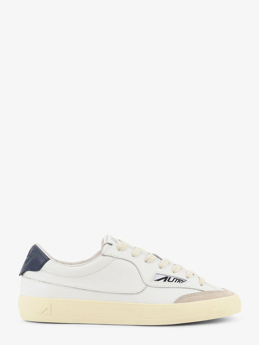 Windscape leather sneakers with suede insert