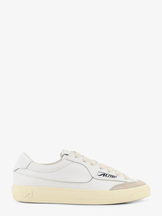 Windscape leather sneakers with suede insert