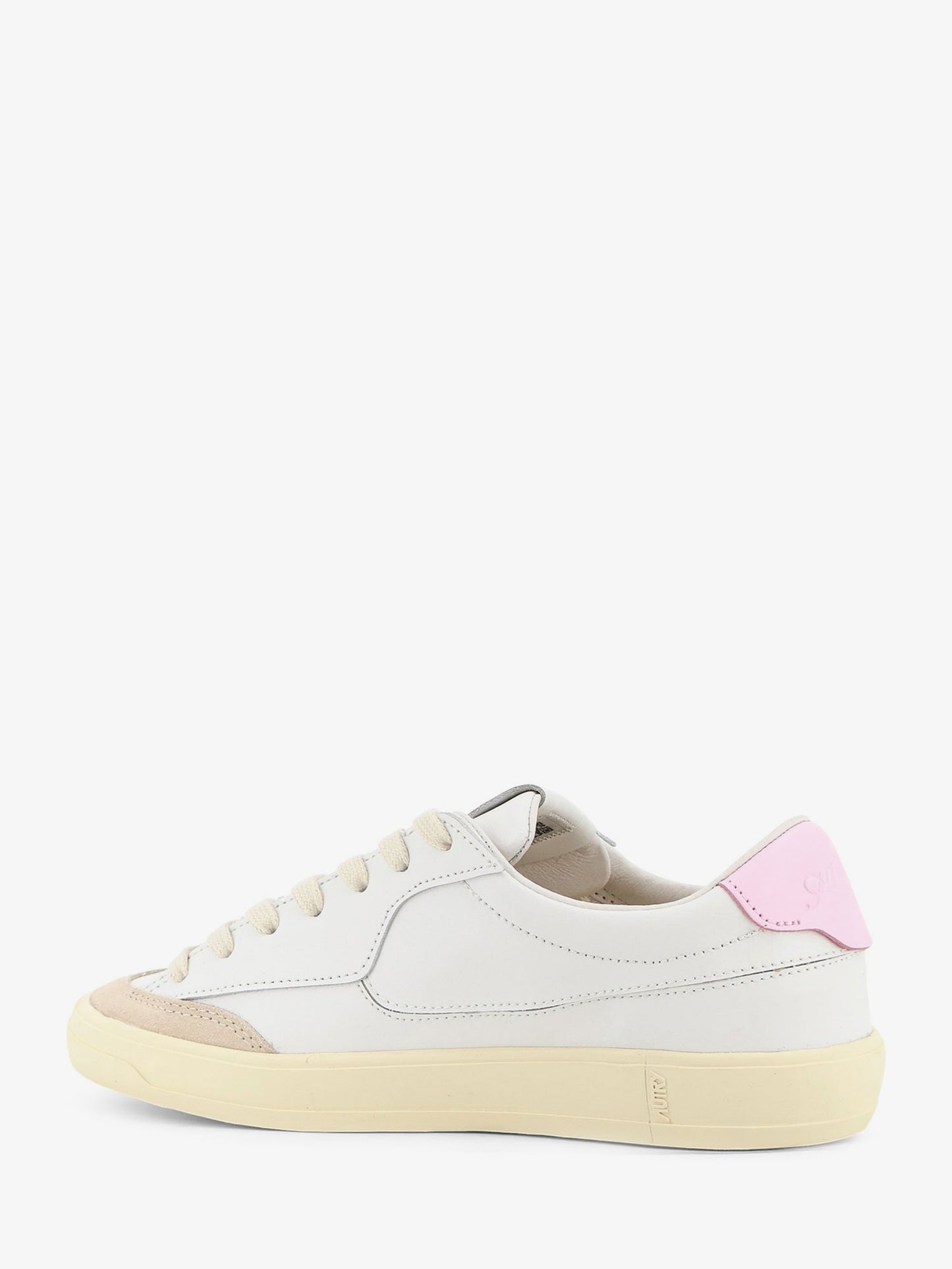 Windscape leather sneakers with suede insert