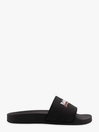 Rubber Pool sandals with logo on the front thumbnail